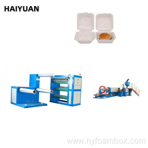 PS Foam Lunch Container Sheet Extrusion Line